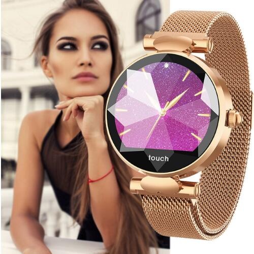 B80 Women Smart Watch Bluetooth Fashion Lady Smart Bracelet Heart Rate Monitor Fitness Tracker Female Smart Wristband Watch