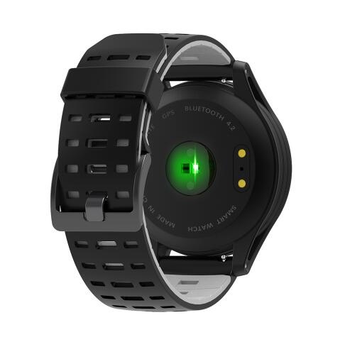 GPS Smart Watch Sensor Built-in Bt 4.2 Multi Motion Modes Fitness Monitor Real Time Temperature Measurement F5 Smart Wristwatch