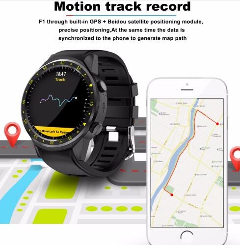 Smart Watch Men F1 with Camera Support Pedometer Bluetooth 4.0 Smartwatch SIM Card Wristwatch for IOS Android Phone