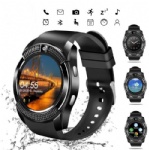 V8 Smart Watch Bluetooth Touch Screen Android Waterproof Sport Men Women Smartwatched with Camera SIM Card Slot For Android IOS